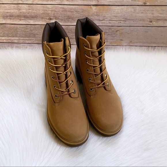 Timberland Kinsley Wheat 6 Inch Waterproof Boots - Picture 5 of 8